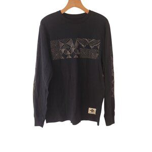 Dakine T-Shirt Long Sleeve Skateboarding Skater Plate Lunch Black Medium NEW NWT
